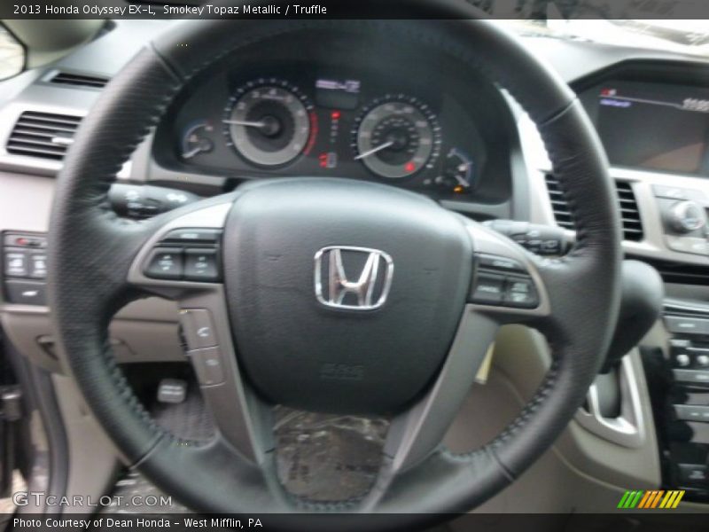 Smokey Topaz Metallic / Truffle 2013 Honda Odyssey EX-L