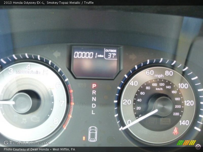 Smokey Topaz Metallic / Truffle 2013 Honda Odyssey EX-L