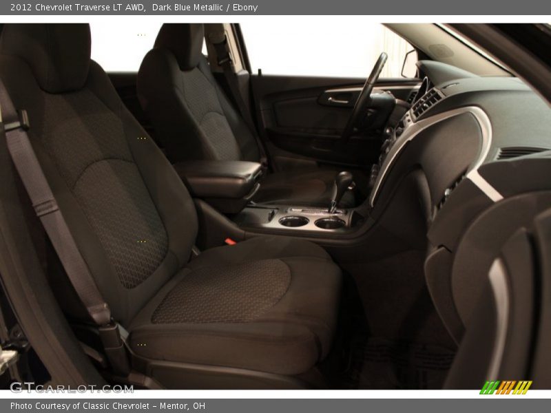 Dark Blue Metallic / Ebony 2012 Chevrolet Traverse LT AWD