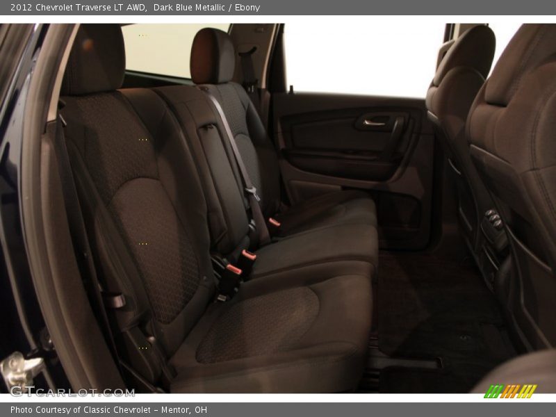 Dark Blue Metallic / Ebony 2012 Chevrolet Traverse LT AWD