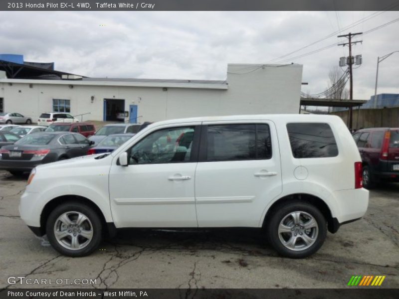 Taffeta White / Gray 2013 Honda Pilot EX-L 4WD