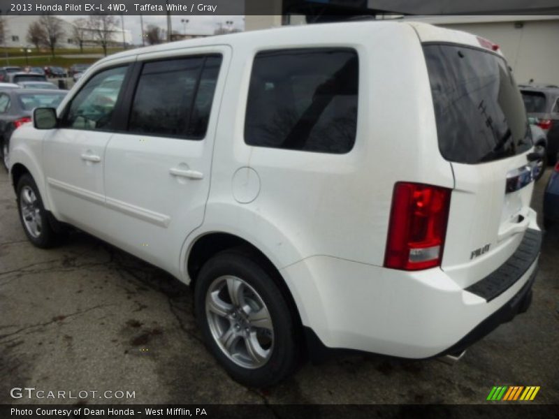 Taffeta White / Gray 2013 Honda Pilot EX-L 4WD