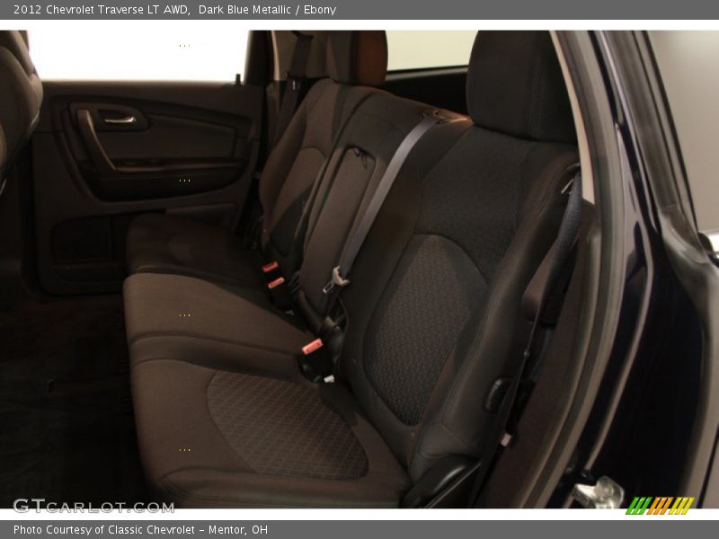 Dark Blue Metallic / Ebony 2012 Chevrolet Traverse LT AWD
