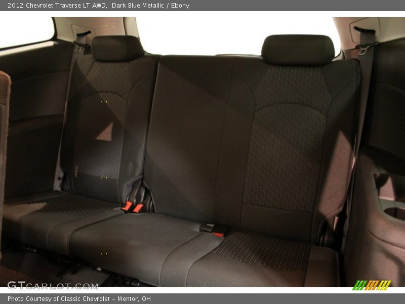 Dark Blue Metallic / Ebony 2012 Chevrolet Traverse LT AWD