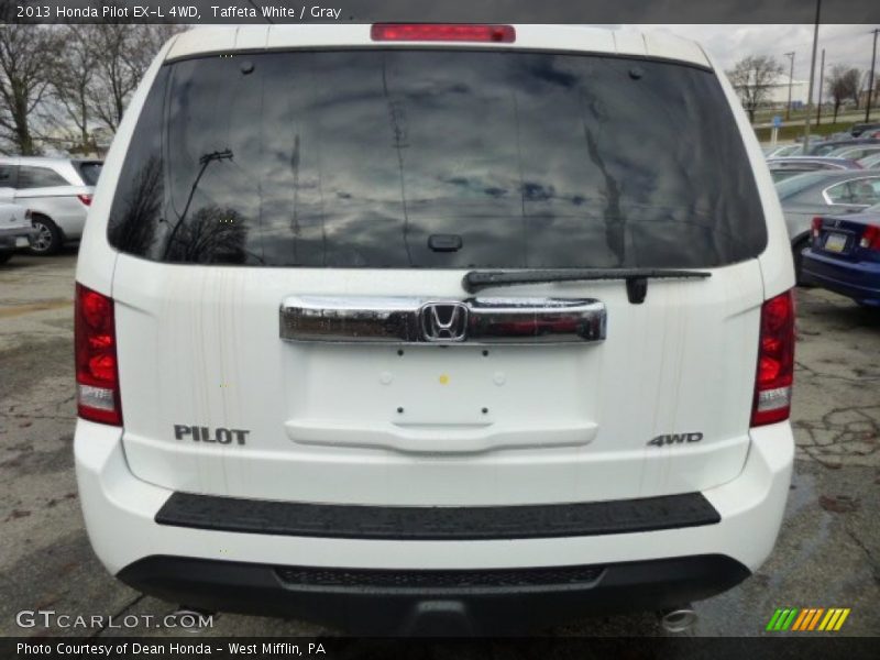 Taffeta White / Gray 2013 Honda Pilot EX-L 4WD