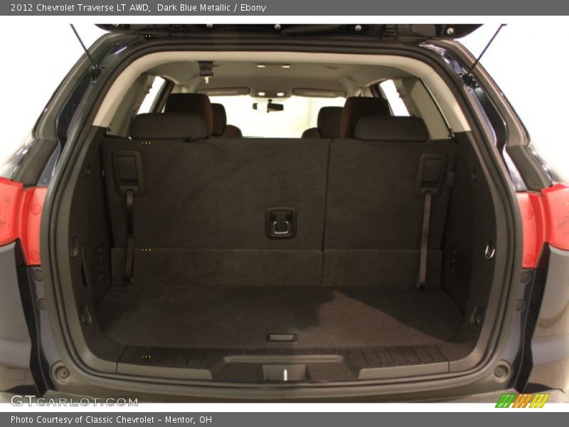 Dark Blue Metallic / Ebony 2012 Chevrolet Traverse LT AWD