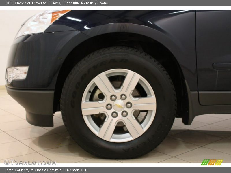 Dark Blue Metallic / Ebony 2012 Chevrolet Traverse LT AWD