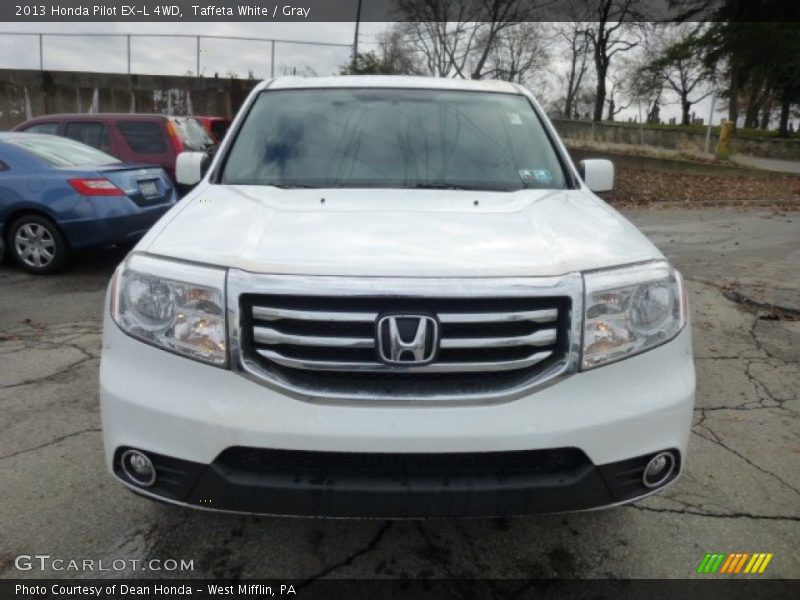 Taffeta White / Gray 2013 Honda Pilot EX-L 4WD