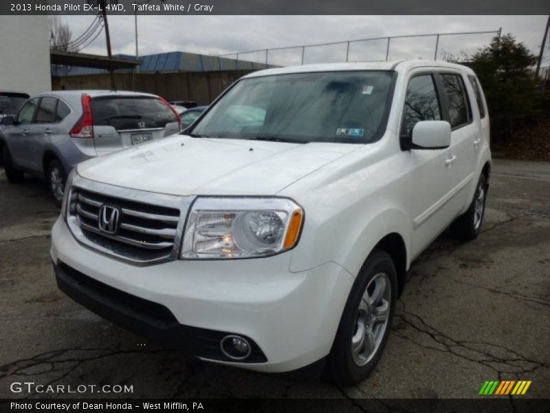 Taffeta White / Gray 2013 Honda Pilot EX-L 4WD