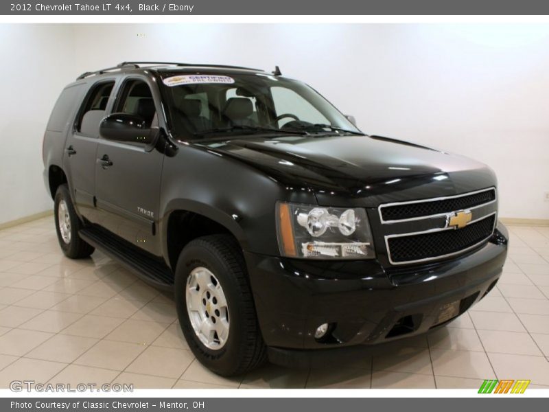 Black / Ebony 2012 Chevrolet Tahoe LT 4x4