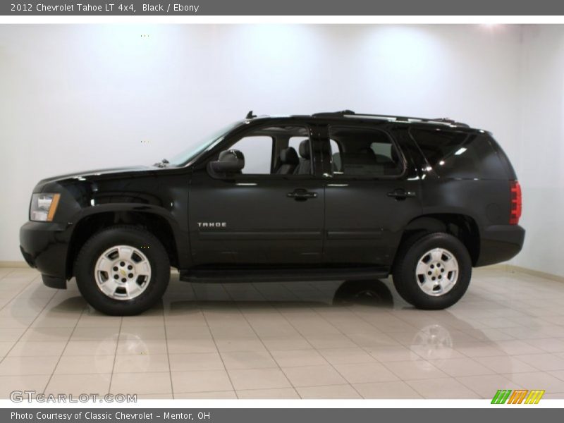 Black / Ebony 2012 Chevrolet Tahoe LT 4x4