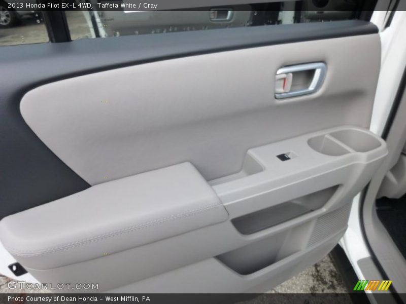 Taffeta White / Gray 2013 Honda Pilot EX-L 4WD