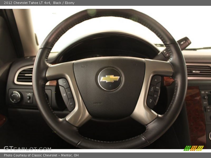 Black / Ebony 2012 Chevrolet Tahoe LT 4x4
