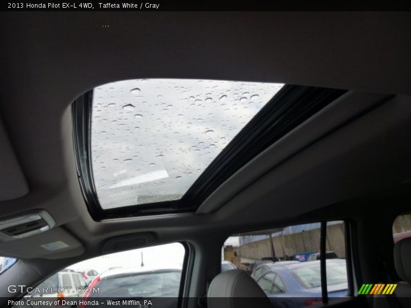 Taffeta White / Gray 2013 Honda Pilot EX-L 4WD