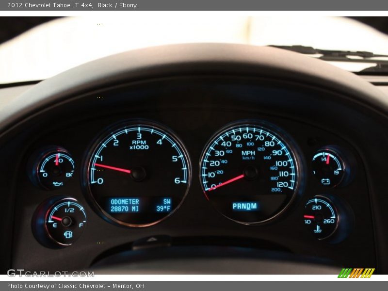 Black / Ebony 2012 Chevrolet Tahoe LT 4x4