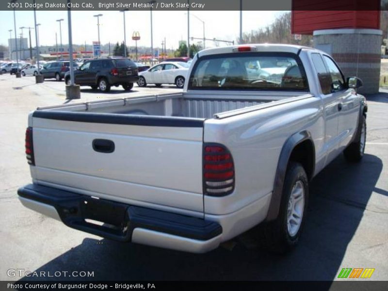 Bright Silver Metallic / Dark Slate Gray 2001 Dodge Dakota Club Cab