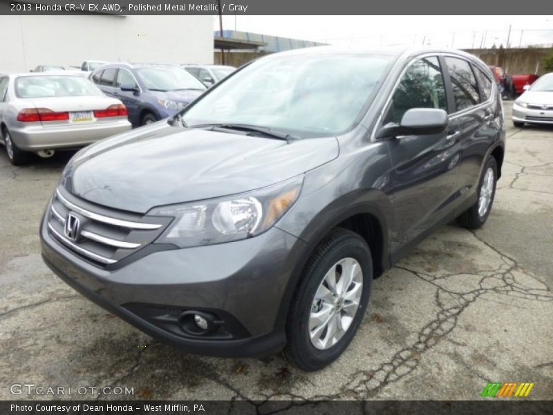 Polished Metal Metallic / Gray 2013 Honda CR-V EX AWD