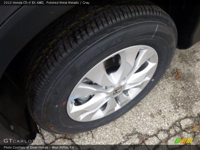 Polished Metal Metallic / Gray 2013 Honda CR-V EX AWD