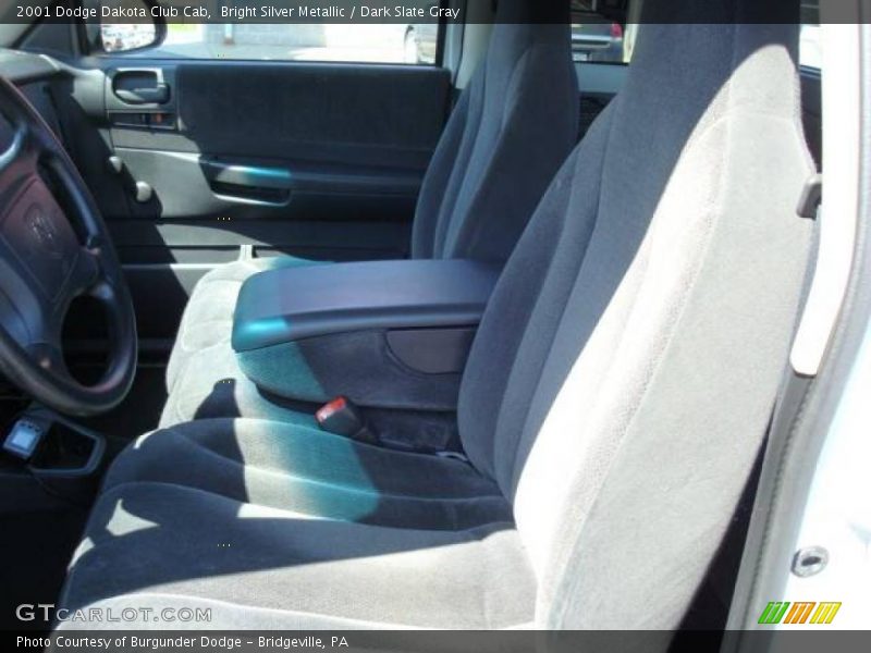 Bright Silver Metallic / Dark Slate Gray 2001 Dodge Dakota Club Cab