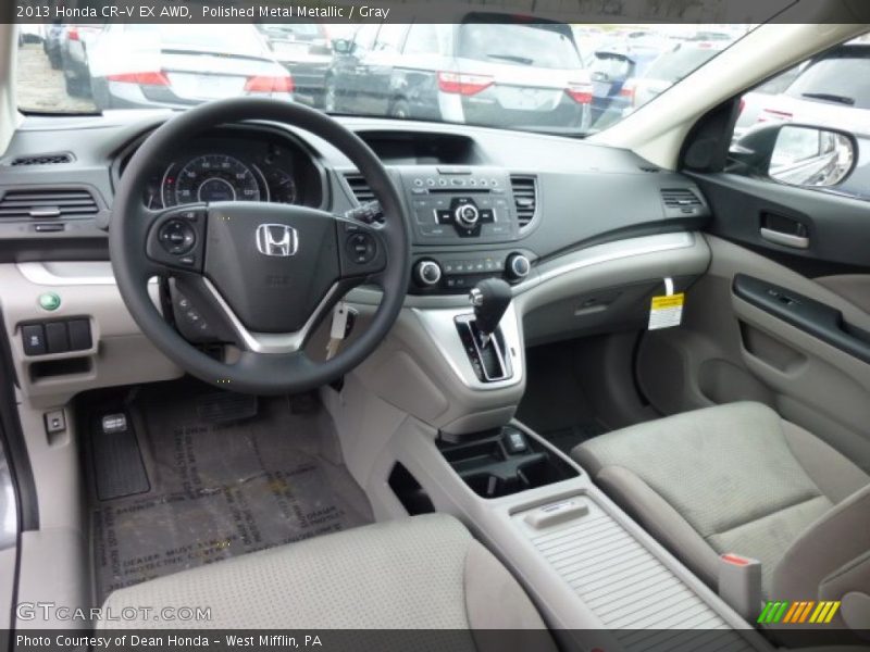 Polished Metal Metallic / Gray 2013 Honda CR-V EX AWD