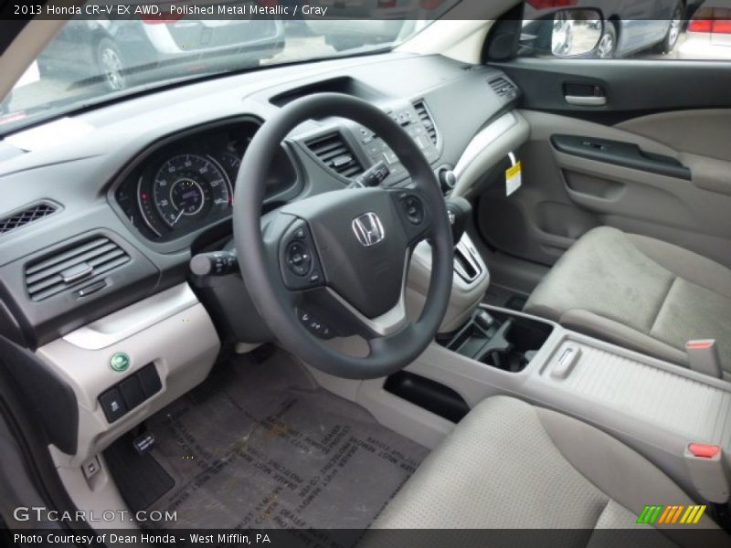 Polished Metal Metallic / Gray 2013 Honda CR-V EX AWD