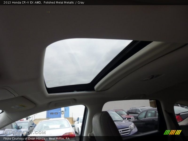 Polished Metal Metallic / Gray 2013 Honda CR-V EX AWD