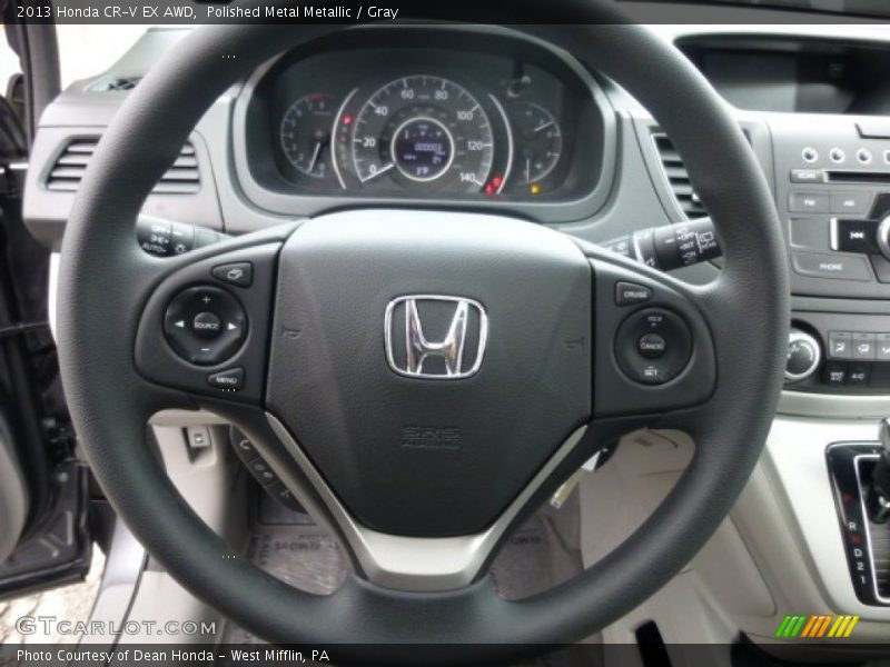 Polished Metal Metallic / Gray 2013 Honda CR-V EX AWD