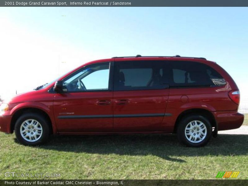 Inferno Red Pearlcoat / Sandstone 2001 Dodge Grand Caravan Sport