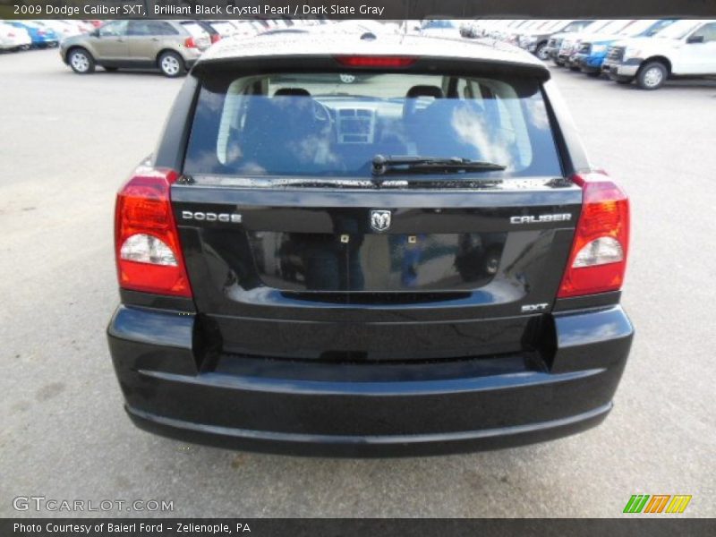 Brilliant Black Crystal Pearl / Dark Slate Gray 2009 Dodge Caliber SXT