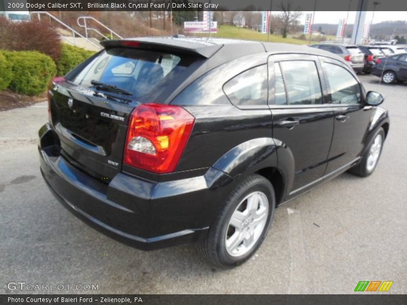 Brilliant Black Crystal Pearl / Dark Slate Gray 2009 Dodge Caliber SXT