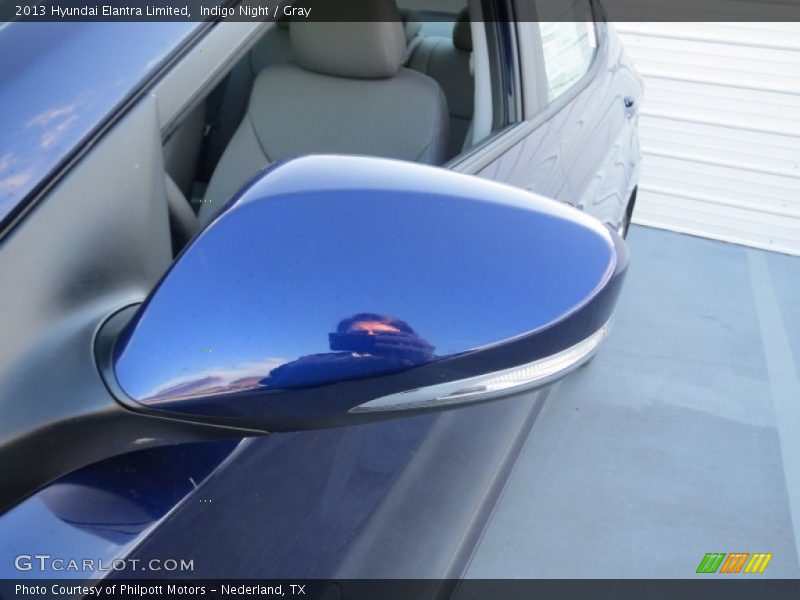 Indigo Night / Gray 2013 Hyundai Elantra Limited