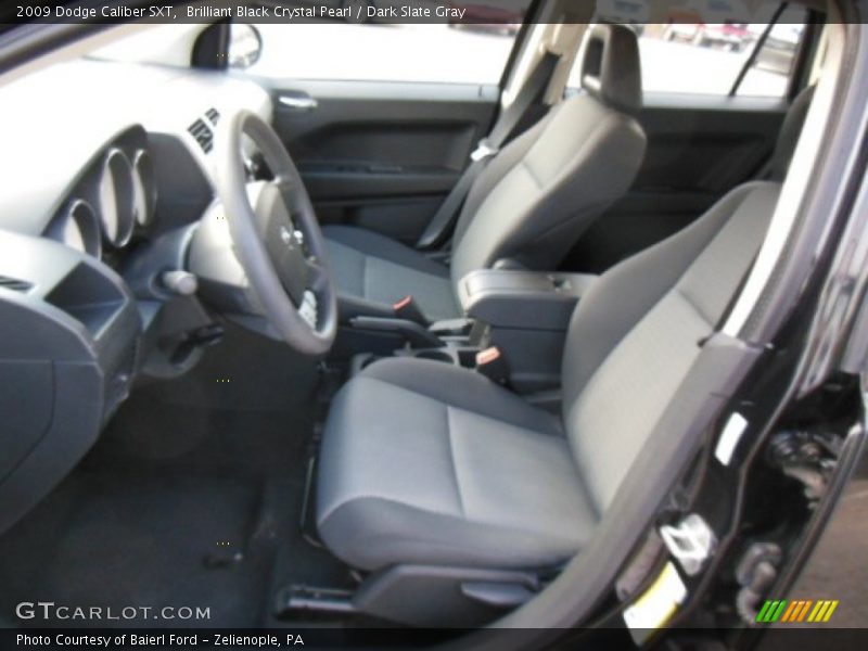 Brilliant Black Crystal Pearl / Dark Slate Gray 2009 Dodge Caliber SXT