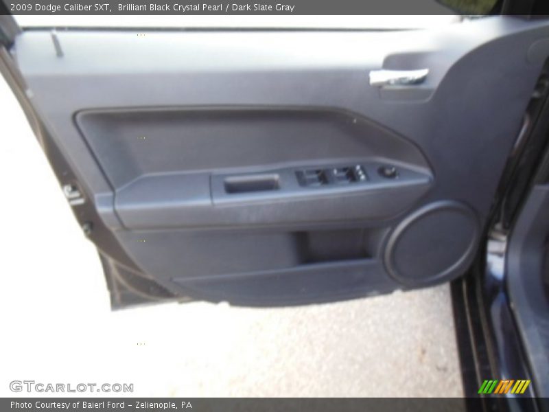 Brilliant Black Crystal Pearl / Dark Slate Gray 2009 Dodge Caliber SXT