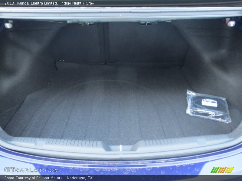 Indigo Night / Gray 2013 Hyundai Elantra Limited