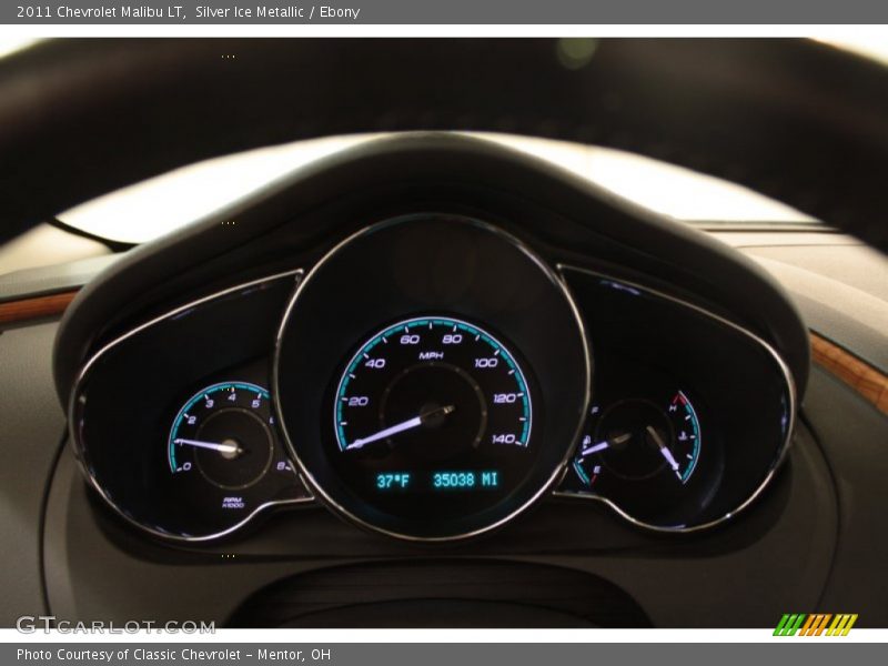 Silver Ice Metallic / Ebony 2011 Chevrolet Malibu LT