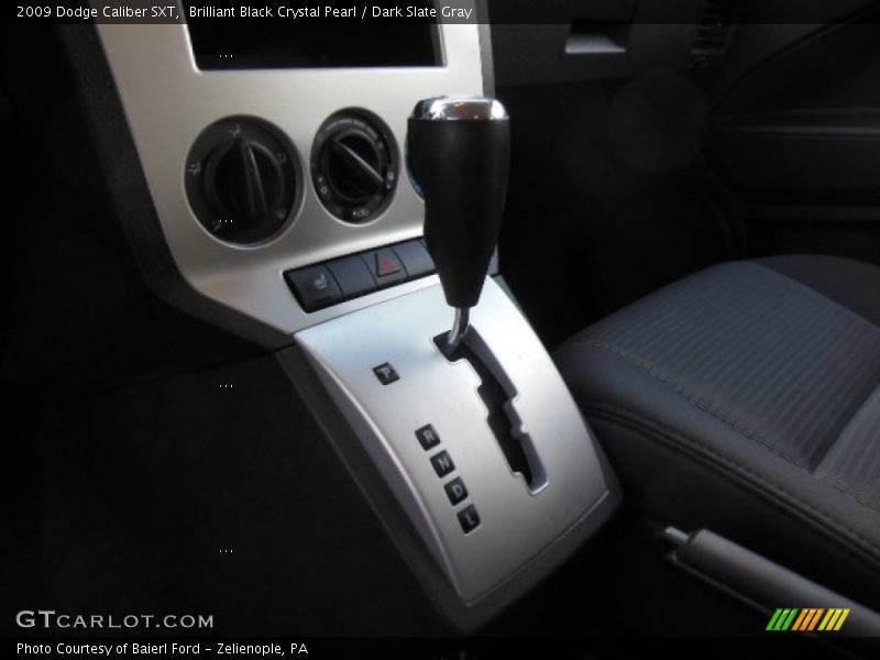 Brilliant Black Crystal Pearl / Dark Slate Gray 2009 Dodge Caliber SXT