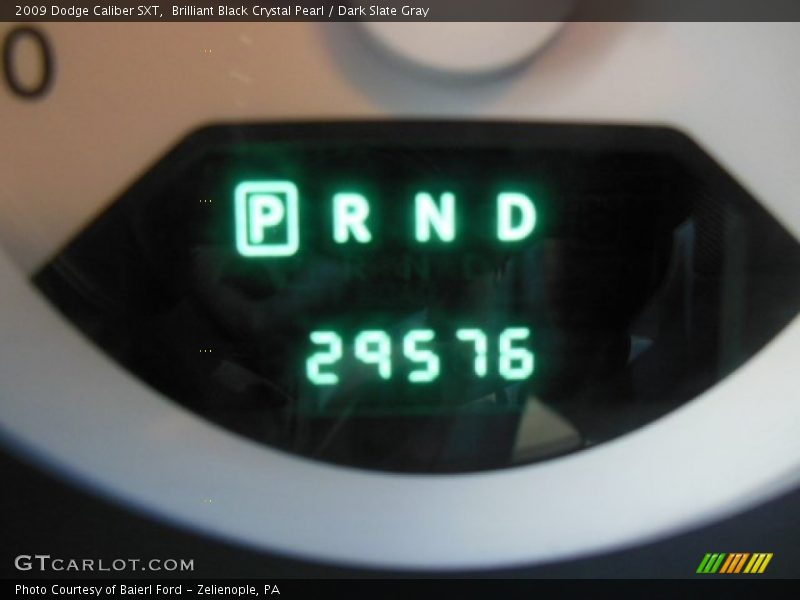 Brilliant Black Crystal Pearl / Dark Slate Gray 2009 Dodge Caliber SXT