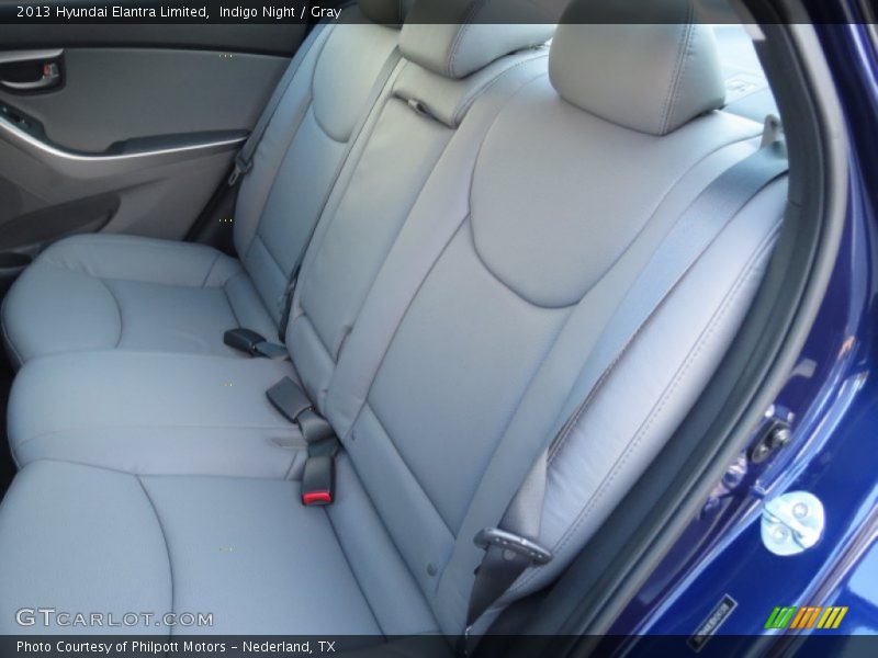 Indigo Night / Gray 2013 Hyundai Elantra Limited