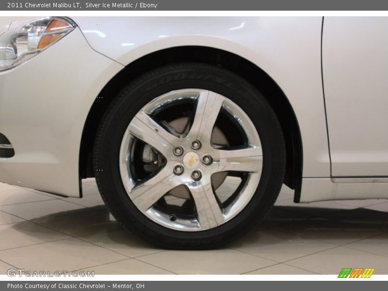 Silver Ice Metallic / Ebony 2011 Chevrolet Malibu LT