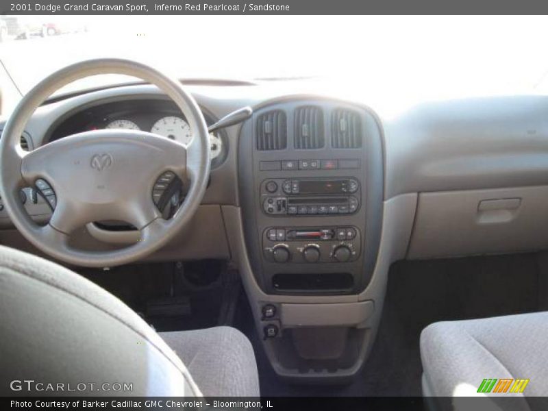 Inferno Red Pearlcoat / Sandstone 2001 Dodge Grand Caravan Sport