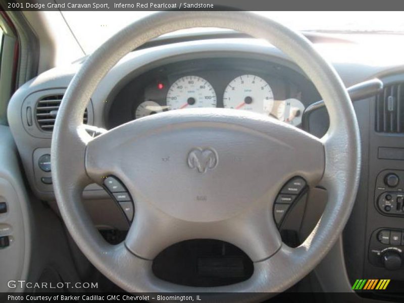 Inferno Red Pearlcoat / Sandstone 2001 Dodge Grand Caravan Sport