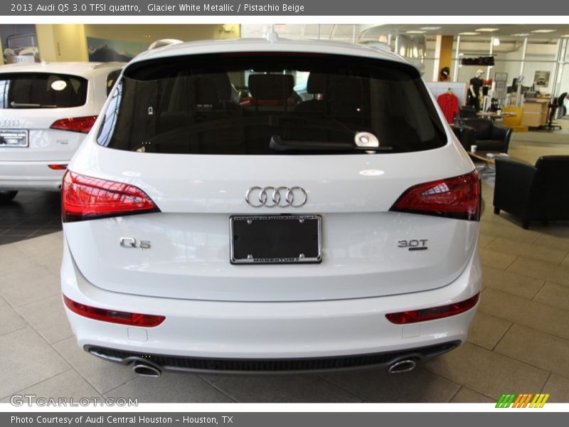 Glacier White Metallic / Pistachio Beige 2013 Audi Q5 3.0 TFSI quattro