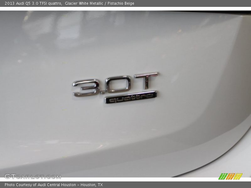 Glacier White Metallic / Pistachio Beige 2013 Audi Q5 3.0 TFSI quattro