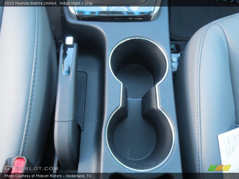 Indigo Night / Gray 2013 Hyundai Elantra Limited