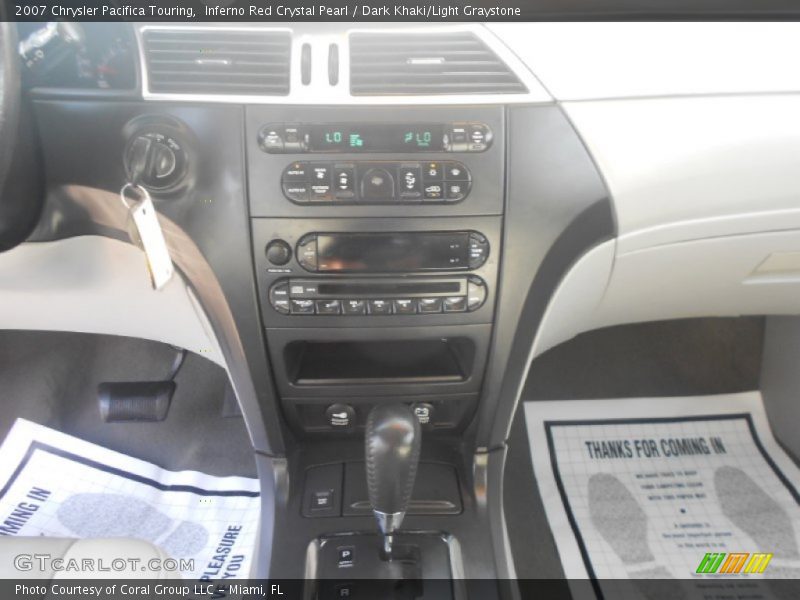 Inferno Red Crystal Pearl / Dark Khaki/Light Graystone 2007 Chrysler Pacifica Touring