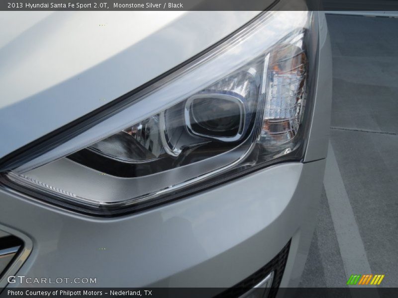 Moonstone Silver / Black 2013 Hyundai Santa Fe Sport 2.0T