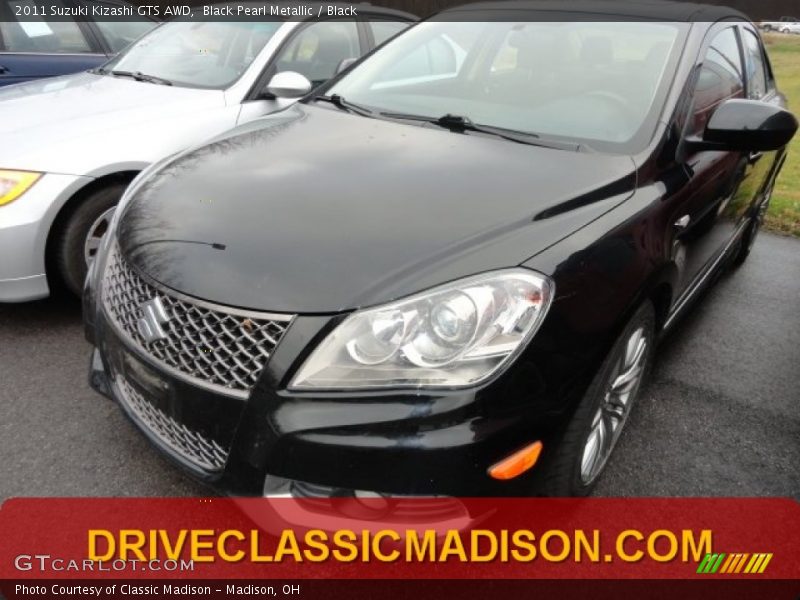 Black Pearl Metallic / Black 2011 Suzuki Kizashi GTS AWD