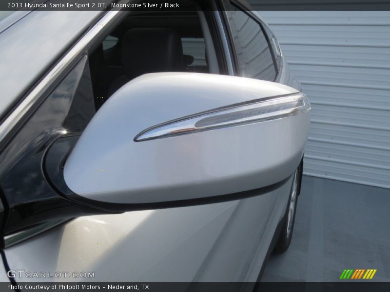 Moonstone Silver / Black 2013 Hyundai Santa Fe Sport 2.0T