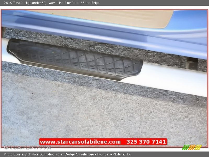 Wave Line Blue Pearl / Sand Beige 2010 Toyota Highlander SE