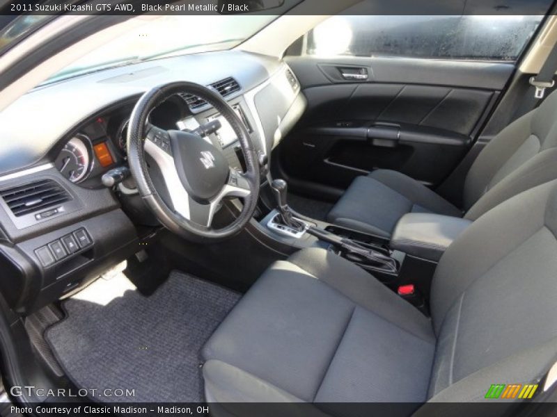 Black Pearl Metallic / Black 2011 Suzuki Kizashi GTS AWD